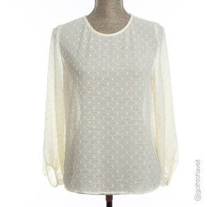 George Boho Sheer Blouse